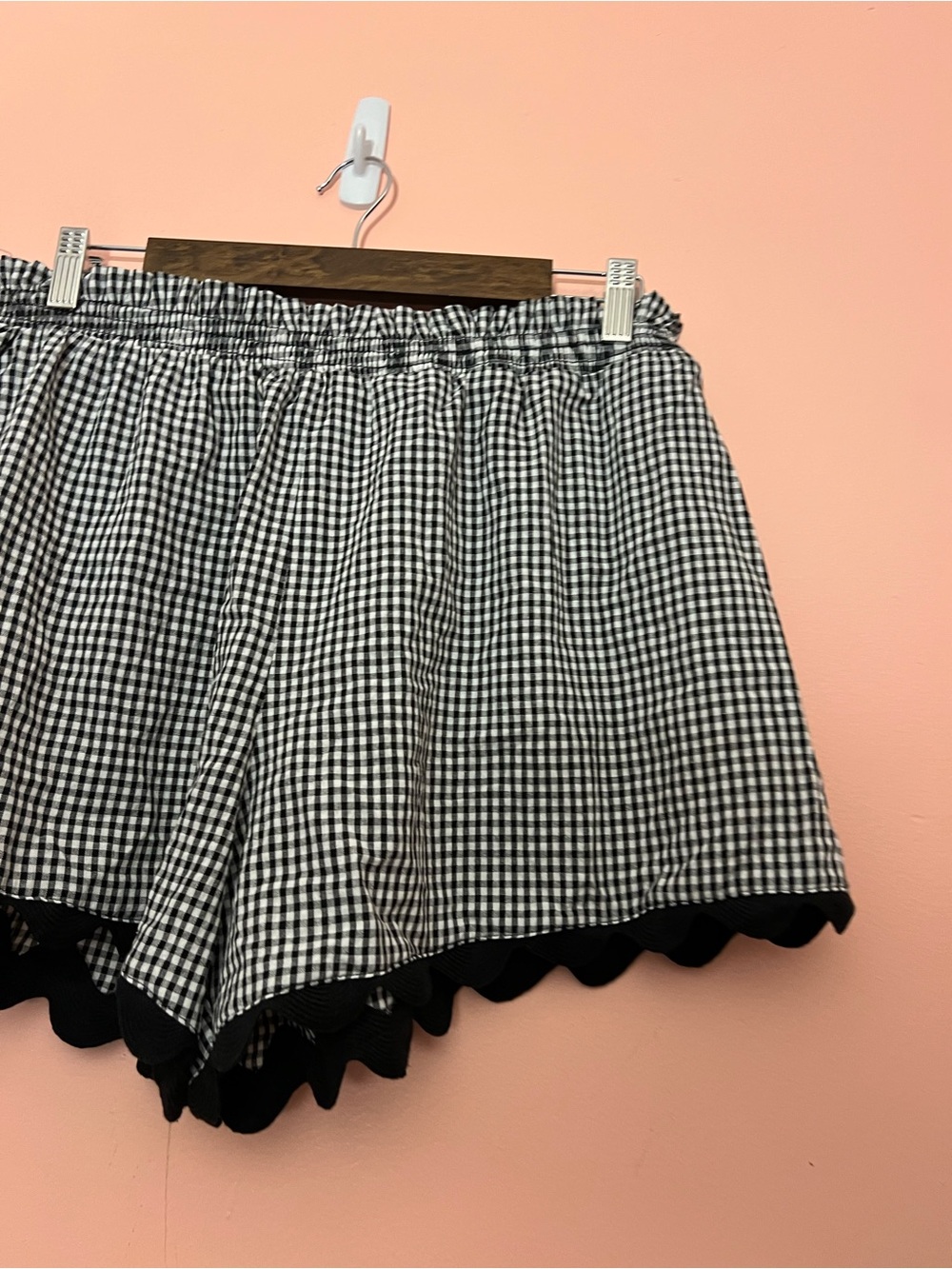 Tuckernuck Ric Rac Gingham Pull On Ava Shorts XXL - Picture 3 of 8